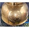 Image 8 : Brass 5¢ Cigars Vase, Vintage- Look Metal Prints, Rolling Shelf and Other Decor