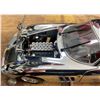 Image 5 : Ferrari 250 GTO Chrome Diecast Model Car with Red Interior