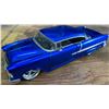 Image 1 : Custom Blue Diecast 1955 Chevrolet Bel Air Model Car