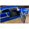 Image 3 : Custom Blue Diecast 1955 Chevrolet Bel Air Model Car