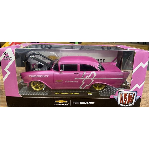 M2 Machines 1957 Chevrolet 150 Sedan 1:24 Diecast Model Car