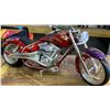 Image 1 : Green West Motorcycle Die-Cast Model Chopper