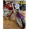 Image 3 : Green West Motorcycle Die-Cast Model Chopper