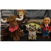 Image 1 : Novelty Animated Collectibles Lot – Singing Fish, Cowboy Moose, Bartender, Owl, Monster