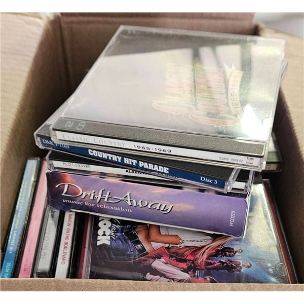 Over 50 Country and Rock Music CDs Assorted Artists
