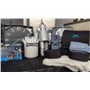 Image 2 : Home & Office Mixed Lot: Westclox Clock, NOMA Projector, Memory Foam Cushions, Robot, Decor