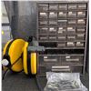Image 1 : 2 ProReel Model 5000M-30GF-CB Extension Cord Reel, Drawer Cabinet, Allen Keys