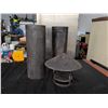 Image 10 : Cast Iron Outdoor Chiminea Fireplace with Mesh Door