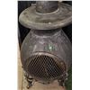 Image 1 : Cast Iron Outdoor Chiminea Fireplace with Mesh Door