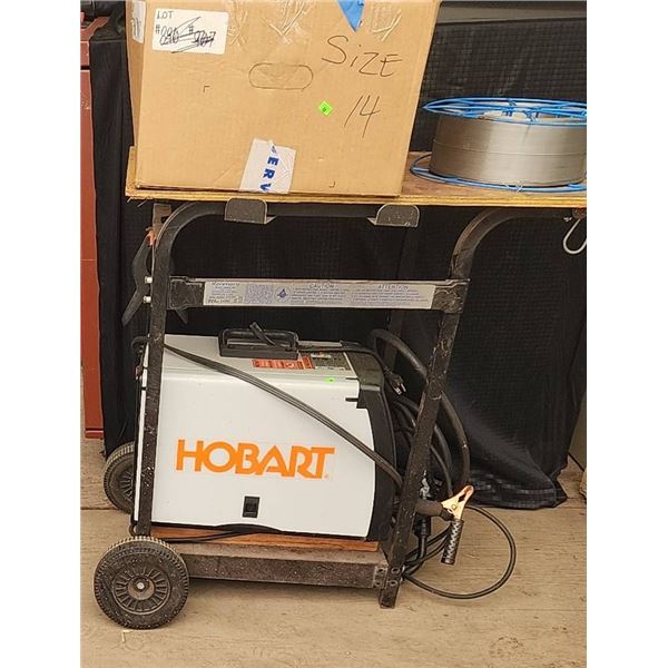 Hobart Handler 140 Wire Feed Welder with Homemade Welding Cart