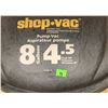 Image 3 : Shop-Vac 8 Gallon 4.5 Peak HP Wet/Dry Vacuum with Water Pump