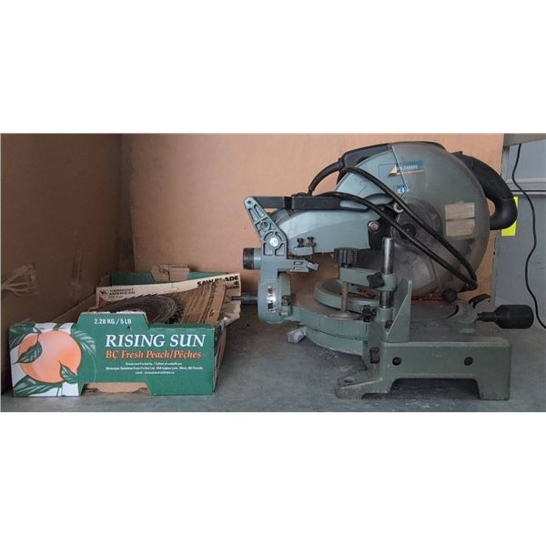 King Canada 10" Compound Mitre Saw With Extra Blades