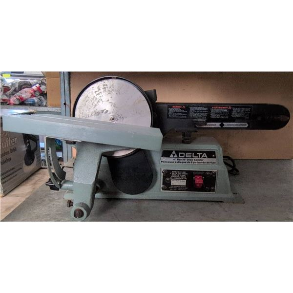Delta 31-460C 4'' Belt 6'' Disc Sander, 120V