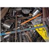 Image 12 : Workshop Cart With DC Motors, Hydraulic Motor, Tools, and Sign