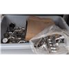 Image 9 : Workshop Cart With DC Motors, Hydraulic Motor, Tools, and Sign