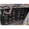 Image 15 : Large Assorted Hand Tools and Hardware on Rolling Cart