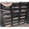 Image 16 : Large Assorted Hand Tools and Hardware on Rolling Cart