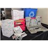Image 1 : Laminate Cutter, Socket Set, Remote Lamp Heads & Recycle Bin Lot