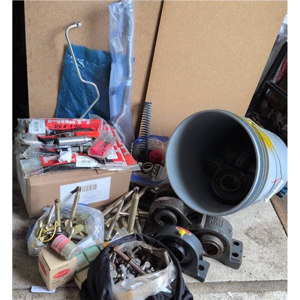 Industrial Parts Assortment: Sealmaster Bearings, Hilti Pistons, Valves