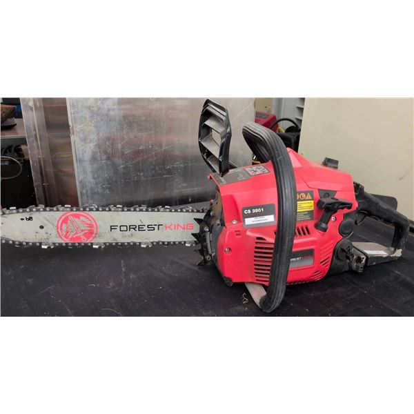 Forest King CS 3801 Chainsaw 37cc 14'' Easy Start