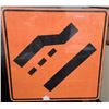 Image 1 : 1 Construction Lane Shift Direction Signs