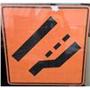 Image 3 : 1 Construction Lane Shift Direction Signs