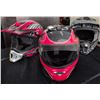 Image 1 : 3 Different Motorcycle Helmets: Fulmer, Zox, Asphalt Tech