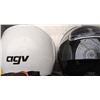 Image 8 : Motorcycle Helmets: AGV White & Scorpion Black, XL