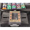 Image 5 : Poker Chip Set with Case, Wifflyte Dartboard, Irish CD Set, Novelty Donkey Cigarette Dispenser