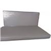 Image 10 : 4 Modern Grey Chairs and 2 Large Upholstered Cushions