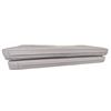 Image 13 : 4 Modern Grey Chairs and 2 Large Upholstered Cushions