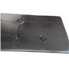 Image 6 : Black Faux Leather Storage Bench With Divided Interior