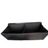 Image 7 : Black Faux Leather Storage Bench With Divided Interior