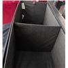 Image 9 : Black Faux Leather Storage Bench With Divided Interior