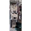 Image 1 : Household Cleaning and Organization Lot, Fans, Mops, Assorted Supplies