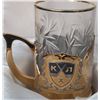 Image 3 : NHL Russian Tea Set With Brass Spoons and Blue Metal Cup