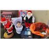 Image 1 : Christmas Gag Item Bundle: Mooning Santa, Hip Swinging Santa, Ornaments