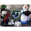 Image 2 : Animated Musical Snowman Lot With Hoodie and String Lights