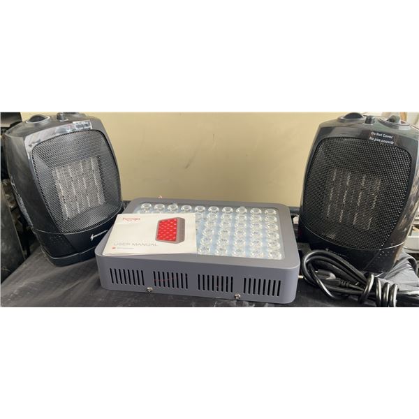 Pronghorn Space Heaters and Hooga Red Light Therapy Device