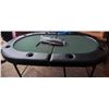 Image 2 : Poker Table, Handheld Metal Detector, and Display Case Lot