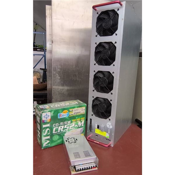 W3BCLOUD Crypto Mining Server With MSI CD-R/RW Drive and 400W Power Supply