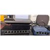 Image 7 : Networking Lot: D-Link Switch, Netgear GS105, ZTE Smart Hub, Starlink Adapter