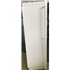 Image 2 : White Metal Pegboard Display Rack with Handles