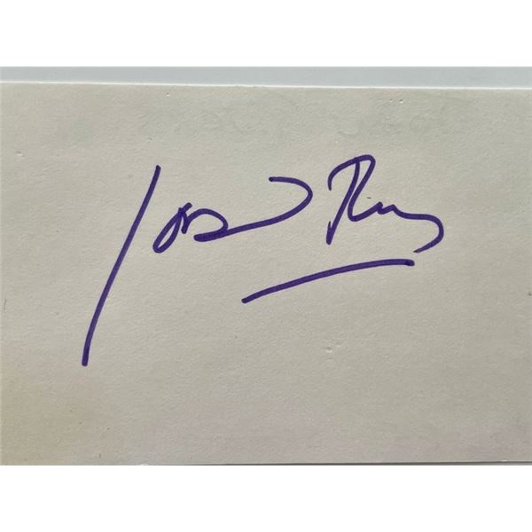 Comedian Joan Rivers original signature cut
