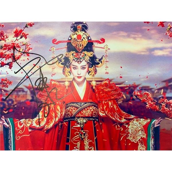 The Empress of China Fan Bingbing signed movie photo
