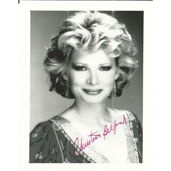 Magnum's Christine Belford Signed Photo