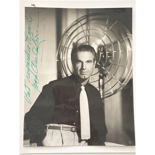 The Woman on the Beach Charles Korvin signed photo