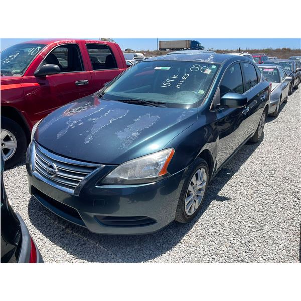 NISSAN SENTRA 2014 OS/T-15 DAYS