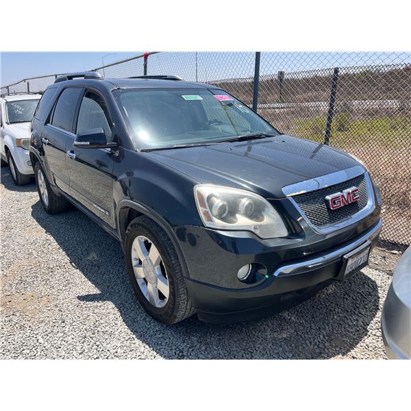 GMC ACADIA 2007 ADT DONATION