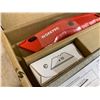 Image 2 : WORKPRO Premium Utility Box Cutter Knife - Red